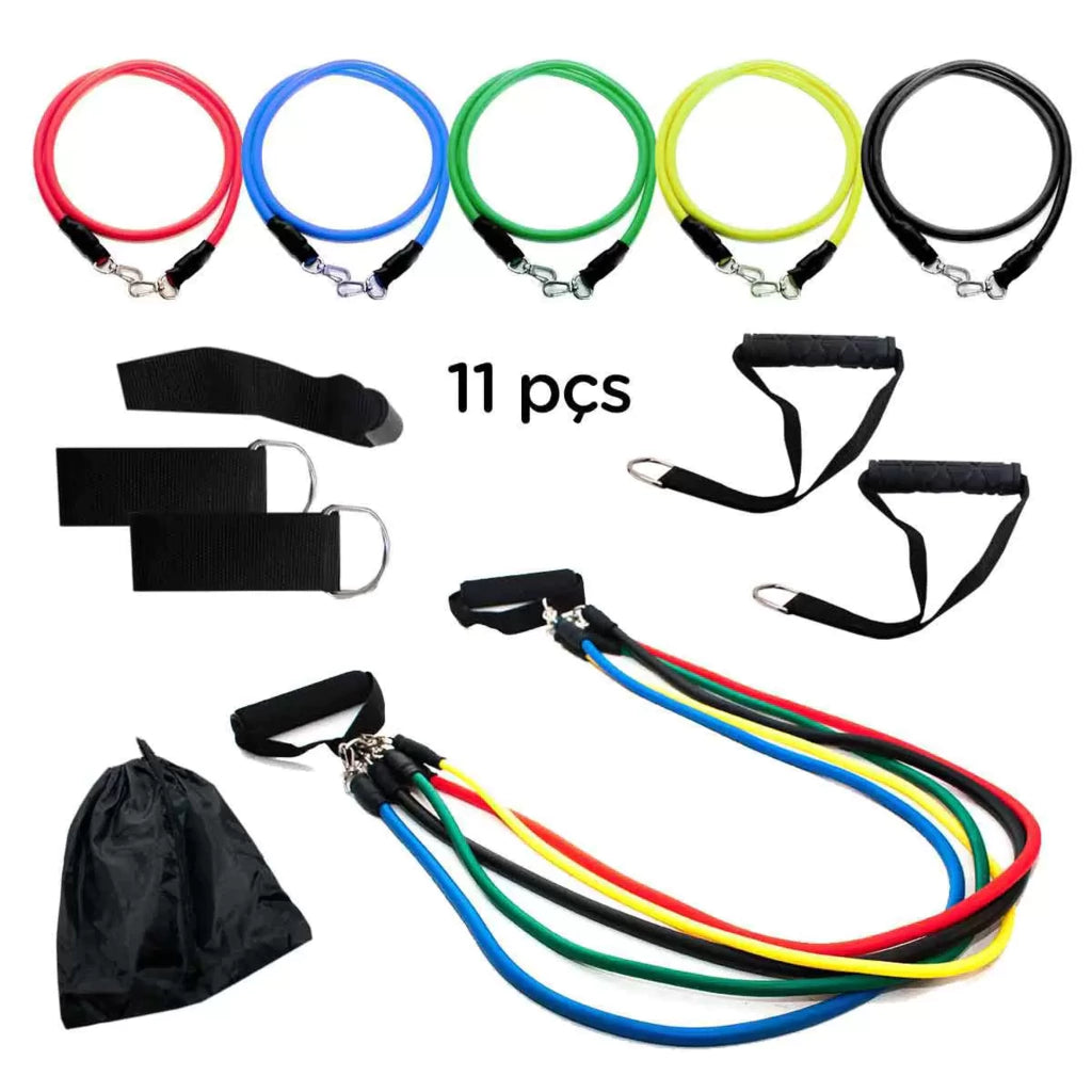 KIT DE EXTENSORES- 5 ITENSIDADES